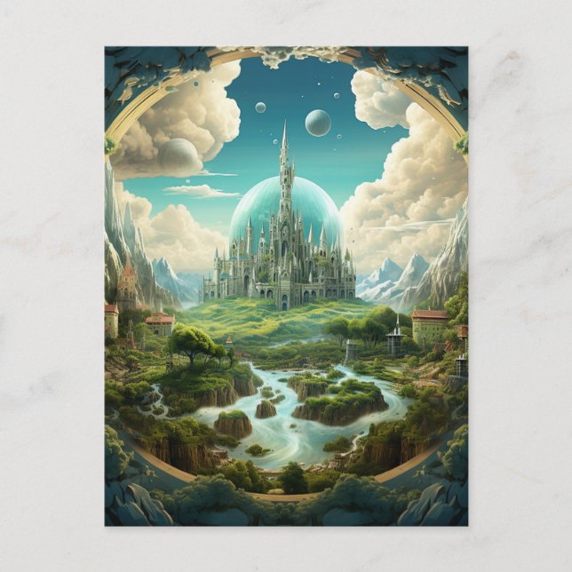 Cosmic kingdom postcard (Front)