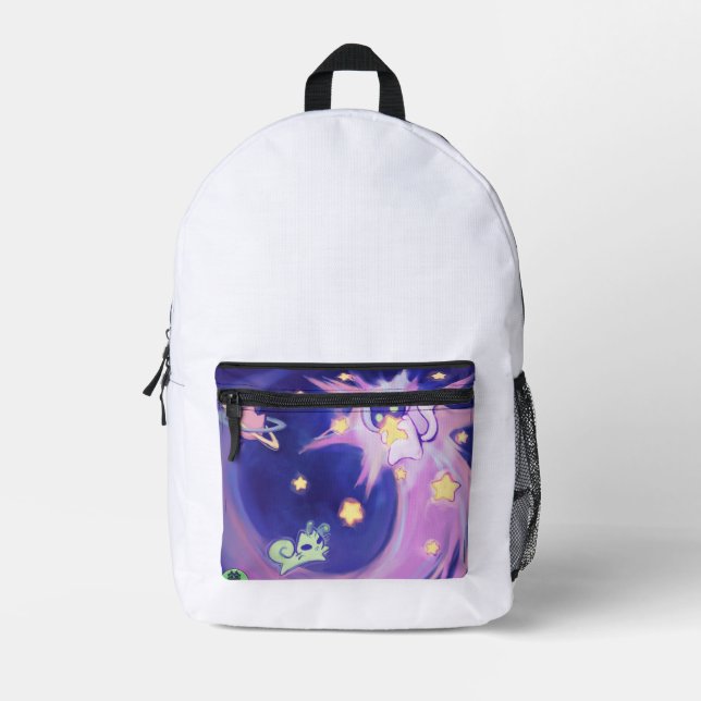 Cosmic KitKat T-Shirt Printed Backpack (Front)