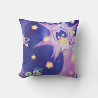Cosmic KitKat Throw Pillow