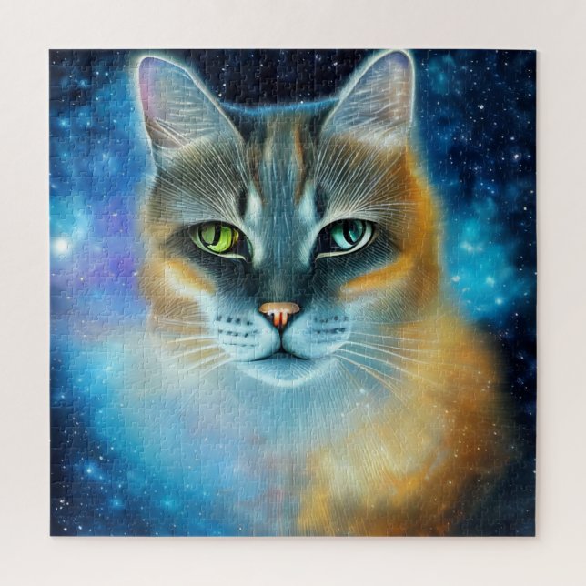 Cosmic Kitty Jigsaw Puzzle (Vertical)