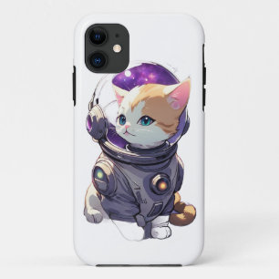 Cosmic Kitty: The Space Odyssey iPhone 11 Case