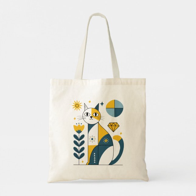 Cosmic Kitty  Tote Bag (Back)
