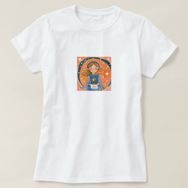 Cosmic Libra T-Shirt (Design Front)