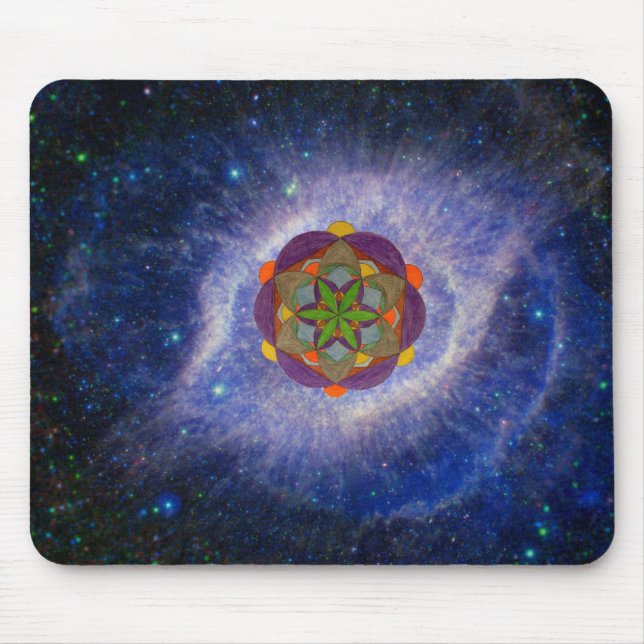 Cosmic Light Mouse Pad (Front)