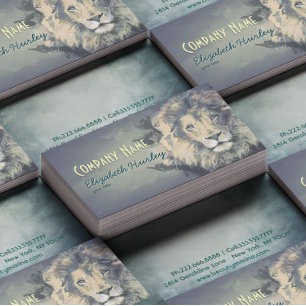 COSMIC LION KING Custom Business Cards