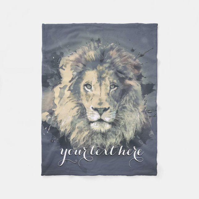 COSMIC LION KING | Custom Fleece Blanket (Front)