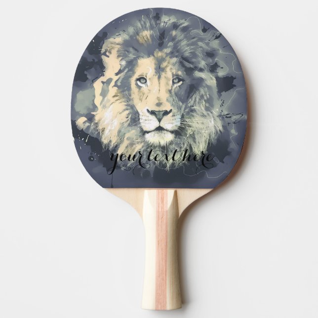 COSMIC LION KING | Custom Ping Pong Paddle (Front)