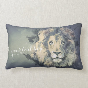 COSMIC LION KING Grade A Throw Pillow Lumbar