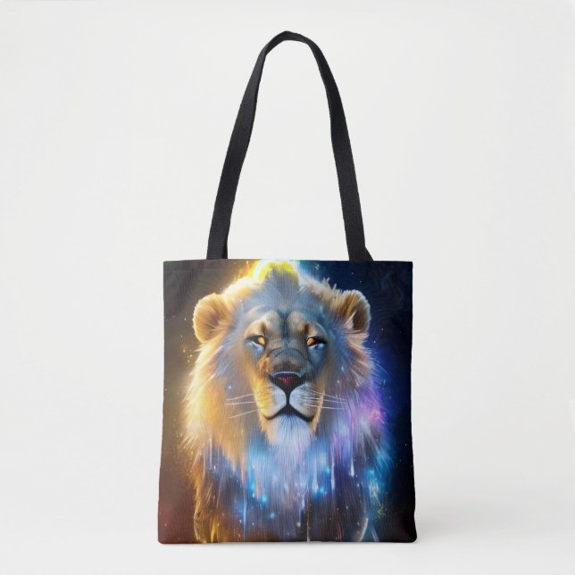 Cosmic Lion Tote Bag (Front)