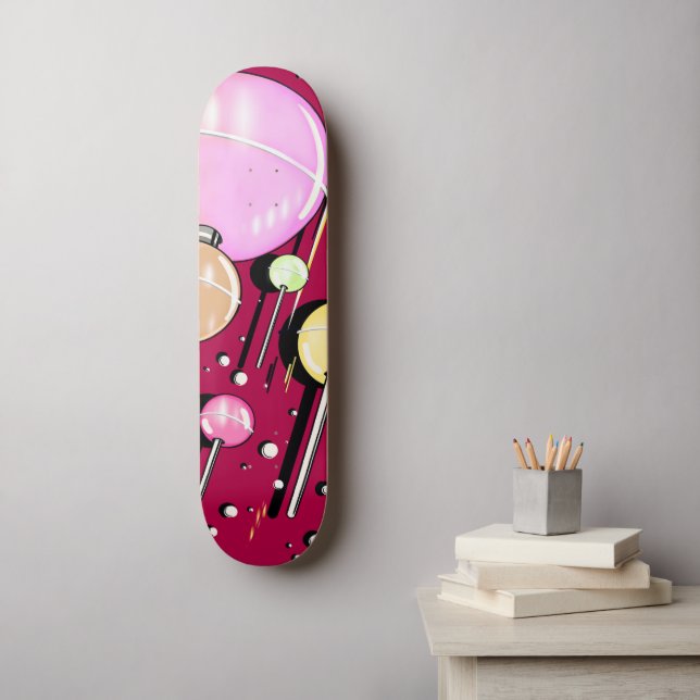 Cosmic Lollipops Skateboard Deck (Wall Art)