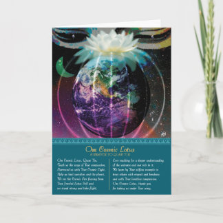 Cosmic Lotus Card