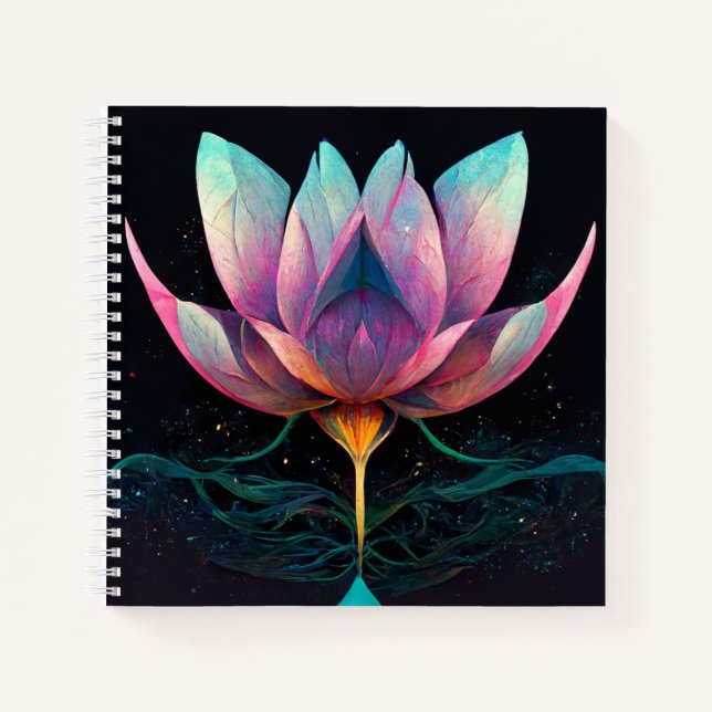 Cosmic Lotus Notebook (Front)