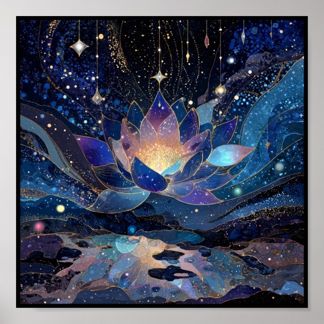 Cosmic lotus poster (Front)