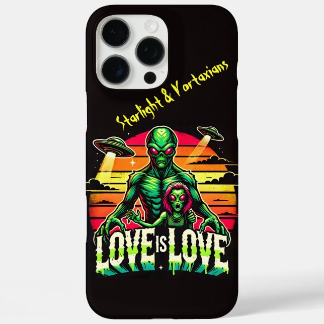 Cosmic Love Between Two Aliens Case-Mate iPhone Case (Back)