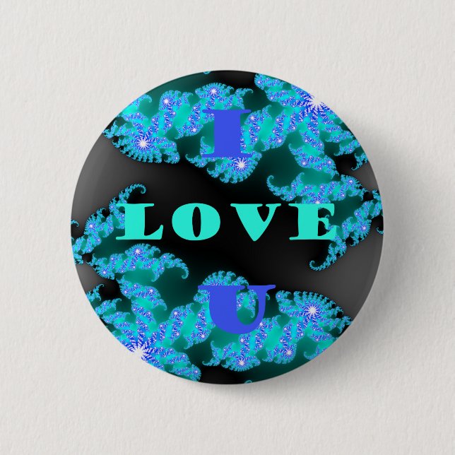 Cosmic Love Elements Art Print 6 Cm Round Badge (Front)