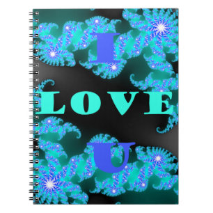 Cosmic Love Elements Art Print Notebook