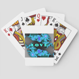 Cosmic Love Elements Art Print Playing Cards