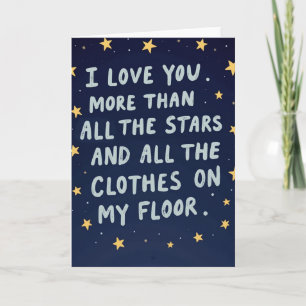 Cosmic Love Note Mothers Day Card