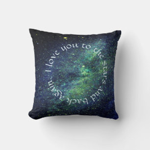Cosmic Love You to the Stars and Back Cushion
