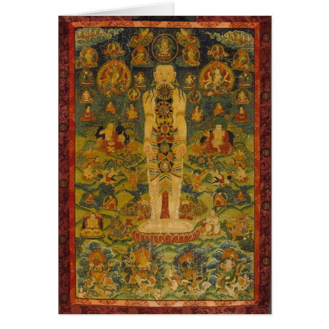Cosmic Man Tibetan Yoga Thangka (Front)