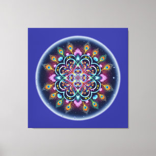 Cosmic Mandala Canvas Wall Art