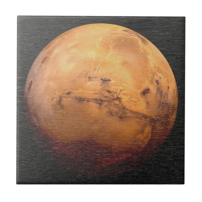 Cosmic Mars Planet Astronomy Ceramic Tile (Front)