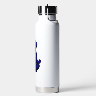 Cosmic Meditating Dog with Glowing Third Eye Hi Water Bottle