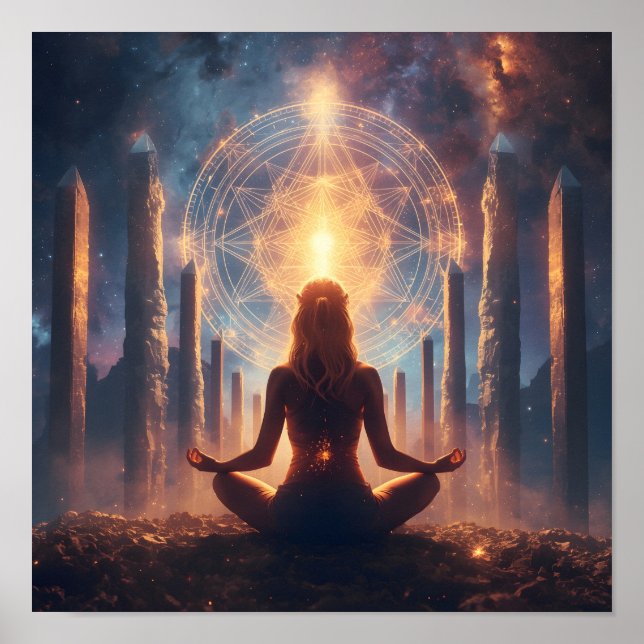 Cosmic Meditation Crystal Gateway Poster (Front)