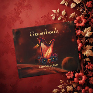 Cosmic melody, the magic of the harp.  guest book