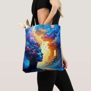 Cosmic Mindscape Art Tote Bag
