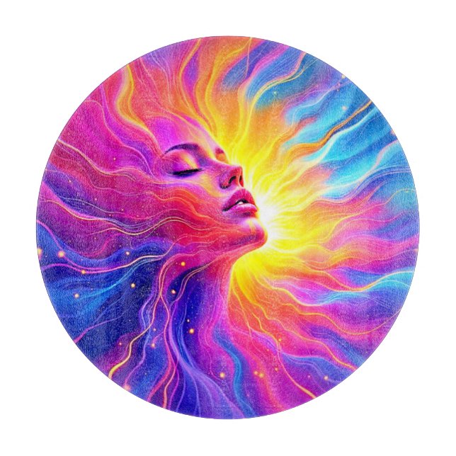Cosmic Mindscape Graphic Cutting Board (Front)