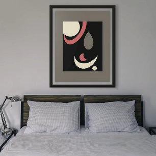 Cosmic Minimalism: Celestial Geometry Poster