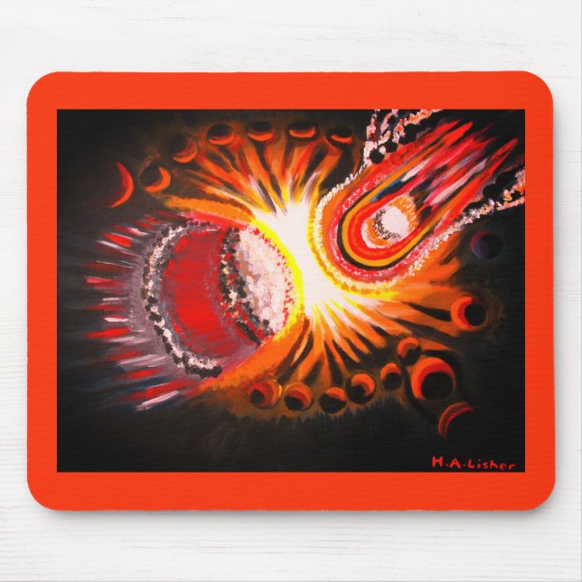 Cosmic moment art mouse pad (Front)