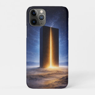 Cosmic Monolith – Light Beyond the Void iPhone 11 Pro Case
