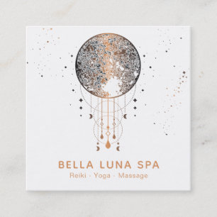 *~* Cosmic Moon Shaman Lunar Universe Square Business Card