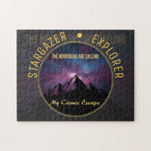 Cosmic Mountain Calling Jigsaw Puzzle