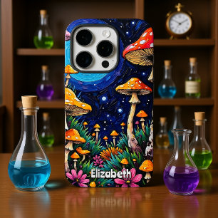 Cosmic Mushroom Bloom iPhone 16 Pro Case