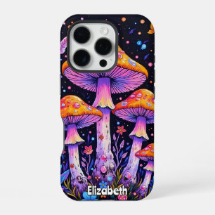 Cosmic Mushroom Meadow iPhone 16 Pro Case