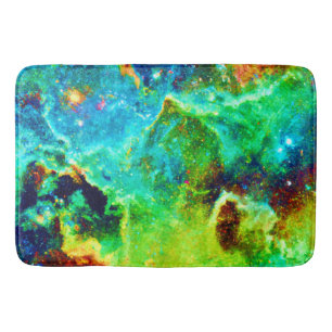 Cosmic Nebula Cloud Art Bath Mat