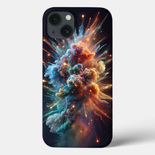 Cosmic Nebula Cloud Explosion Phone Case - Vibrant