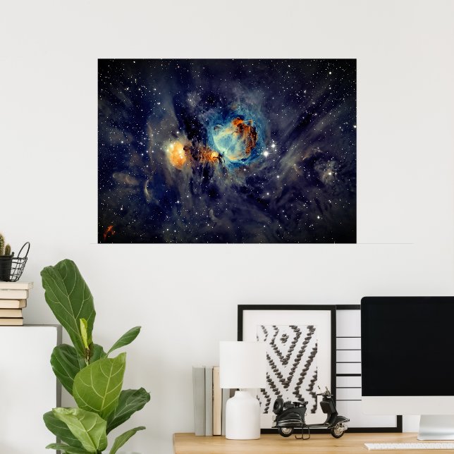 Cosmic Nebula Dreams Poster (Home Office)