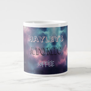 Cosmic Nebula in a Jar - AI Fantasy Digital Art Large Coffee Mug