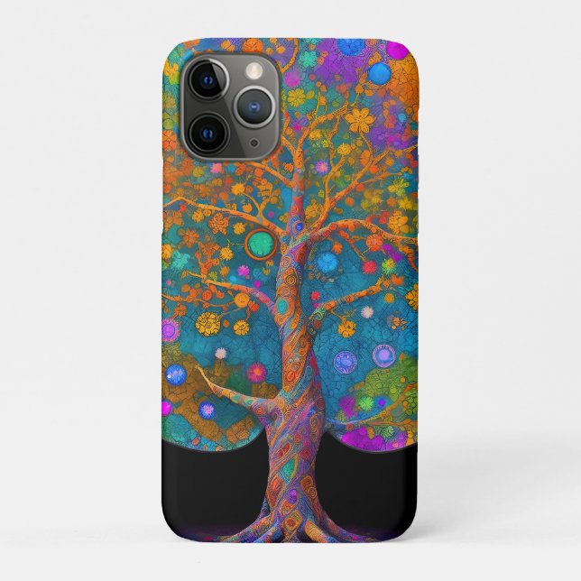 Cosmic New Age Tree of Life Case-Mate iPhone Case (Back)