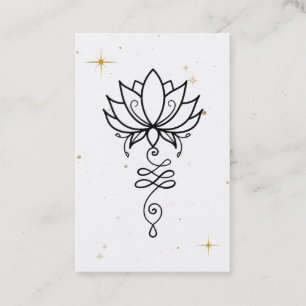 *~* Cosmic Nirvana Sacred Geometry Lotus Business Card