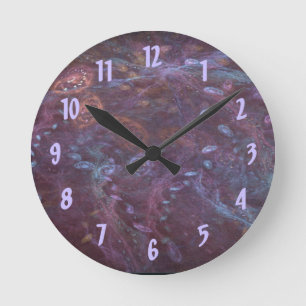Cosmic Ocean Wall Clock