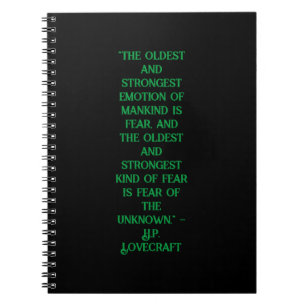 Cosmic Oddities Signature: Cthulhu - Fear Notebook