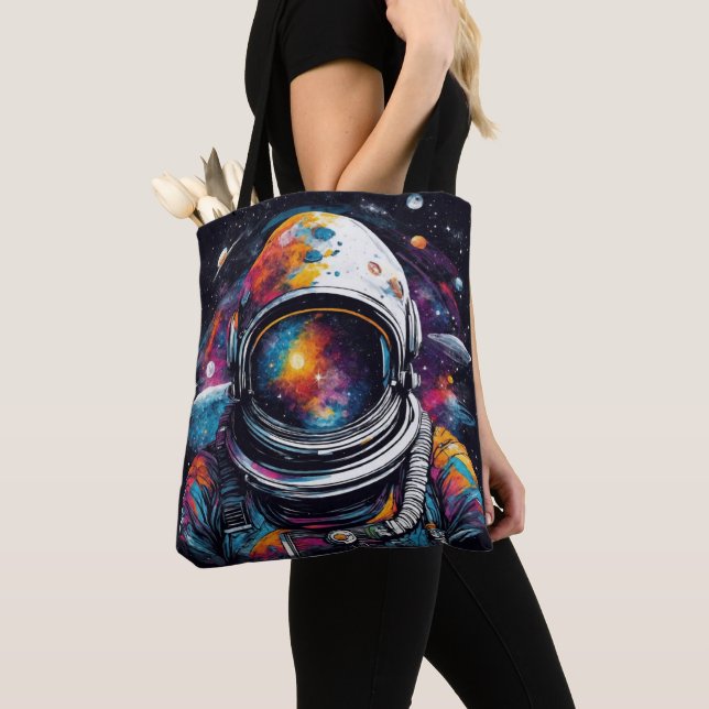 Cosmic Odyssey - Feel the Universe within You! Tote Bag (Close Up)
