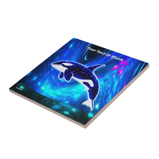 Cosmic Orca Ceramic Tile (Side)