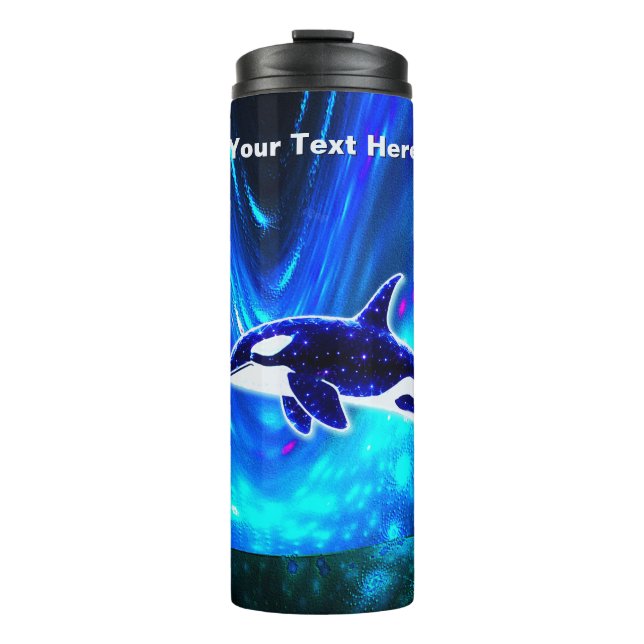 Cosmic Orca Thermal Tumbler (Front)