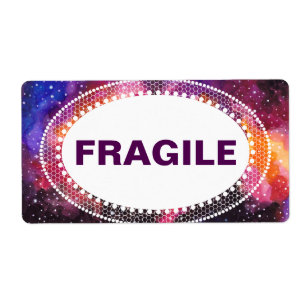 Cosmic Outer Space Moving Box Fragile